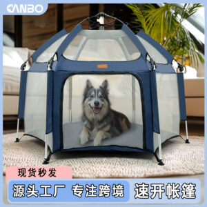 Foldable dog tent fence for outdoor beach home indoor cat pet tent