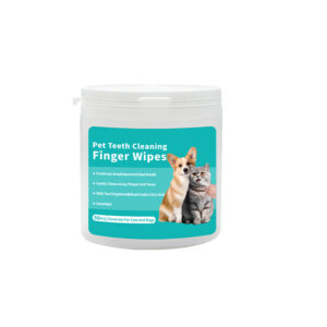 Dental cleaning finger wipes, disposable finger toothbrushes, oral hygiene for dogs and cats