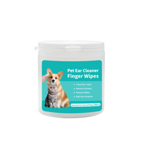 Ear cleaning wipes, ear care finger cots, cat and dog ear cleaning