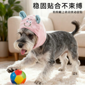 Cute, warm, stylish designer dog hat for pets.